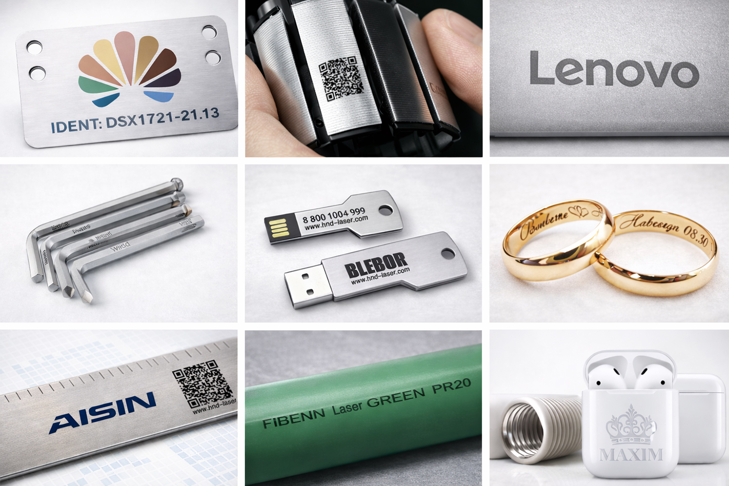 Образцы портативных портативных лазерных маркировочных машин с оптоволоконным кабелем