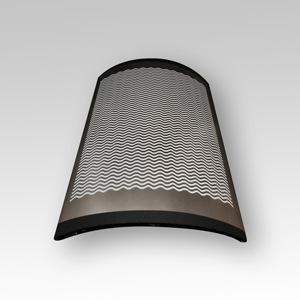 Маркировка микронной точности на изогнутых декоративных поверхностях из нержавеющей стали